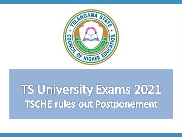 Telangana University Exams 2021 Schedule